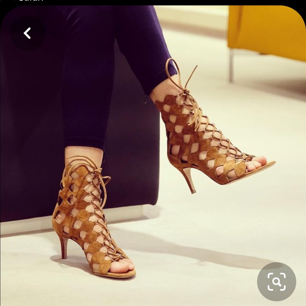 Gianvito Rossi Azalia Lace-up sandals.